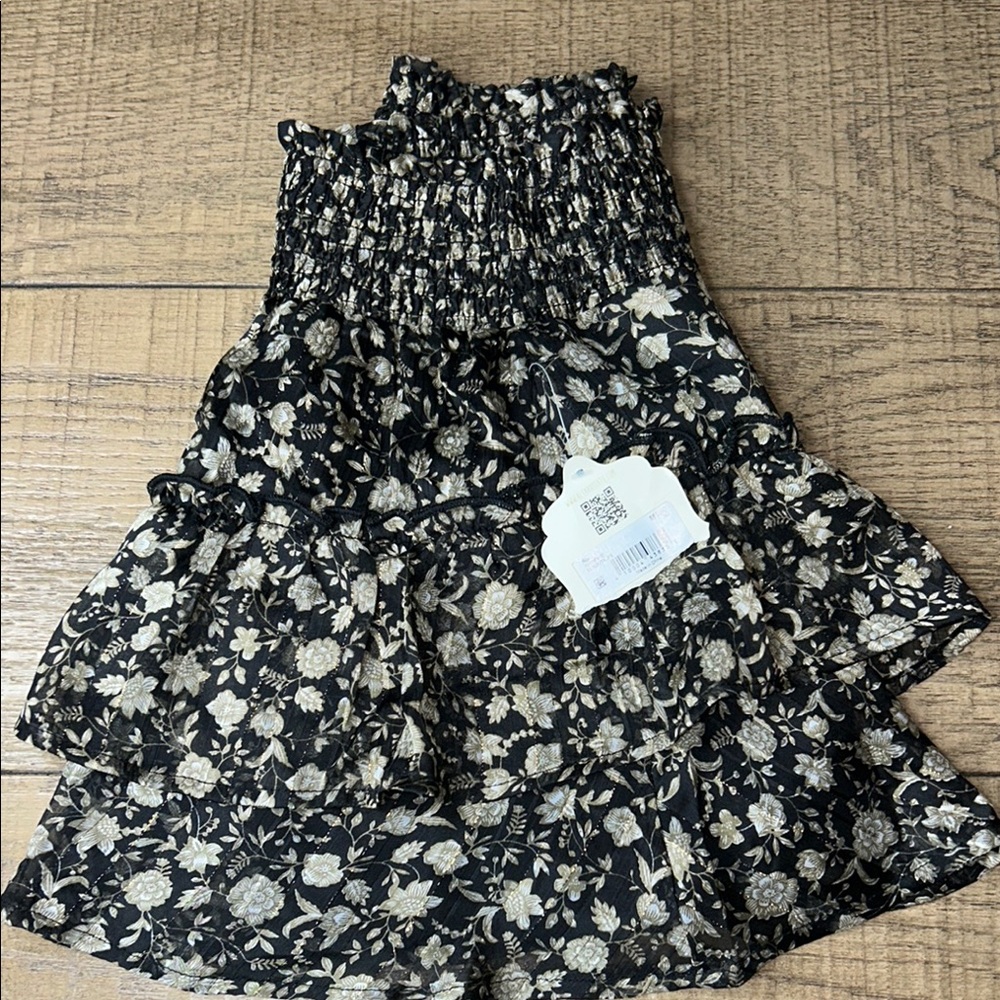Altar’d state  Floral Black, gray and gold Skirt - Picture 8 of 8